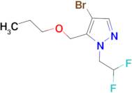 4-bromo-1-(2,2-difluoroethyl)-5-(propoxymethyl)-1H-pyrazole