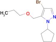 4-bromo-1-cyclopentyl-5-(propoxymethyl)-1H-pyrazole