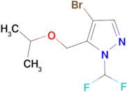 4-Bromo-1-(difluoromethyl)-5-(isopropoxymethyl)-1H-pyrazole