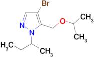 4-bromo-1-sec-butyl-5-(isopropoxymethyl)-1H-pyrazole