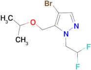 4-bromo-1-(2,2-difluoroethyl)-5-(isopropoxymethyl)-1H-pyrazole