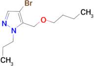 4-bromo-5-(butoxymethyl)-1-propyl-1H-pyrazole