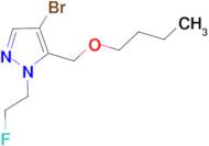 4-bromo-5-(butoxymethyl)-1-(2-fluoroethyl)-1H-pyrazole