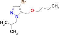 4-bromo-5-(butoxymethyl)-1-isobutyl-1H-pyrazole