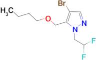 4-bromo-5-(butoxymethyl)-1-(2,2-difluoroethyl)-1H-pyrazole