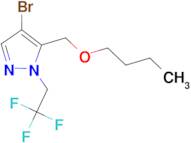 4-bromo-5-(butoxymethyl)-1-(2,2,2-trifluoroethyl)-1H-pyrazole