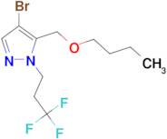 4-bromo-5-(butoxymethyl)-1-(3,3,3-trifluoropropyl)-1H-pyrazole