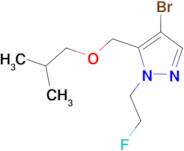 4-bromo-1-(2-fluoroethyl)-5-(isobutoxymethyl)-1H-pyrazole