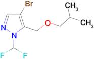 4-Bromo-1-(difluoromethyl)-5-(isobutoxymethyl)-1H-pyrazole