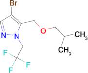 4-bromo-5-(isobutoxymethyl)-1-(2,2,2-trifluoroethyl)-1H-pyrazole