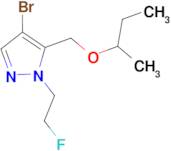 4-bromo-5-(sec-butoxymethyl)-1-(2-fluoroethyl)-1H-pyrazole