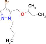 4-bromo-5-(sec-butoxymethyl)-1-butyl-1H-pyrazole