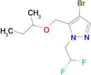 4-bromo-5-(sec-butoxymethyl)-1-(2,2-difluoroethyl)-1H-pyrazole