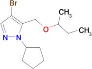 4-bromo-5-(sec-butoxymethyl)-1-cyclopentyl-1H-pyrazole