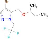 4-bromo-5-(sec-butoxymethyl)-1-(2,2,2-trifluoroethyl)-1H-pyrazole