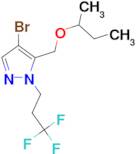 4-bromo-5-(sec-butoxymethyl)-1-(3,3,3-trifluoropropyl)-1H-pyrazole