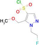 1-(2-fluoroethyl)-5-(methoxymethyl)-1H-pyrazole-4-sulfonyl chloride