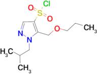 1-isobutyl-5-(propoxymethyl)-1H-pyrazole-4-sulfonyl chloride