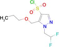 1-(2,2-difluoroethyl)-5-(propoxymethyl)-1H-pyrazole-4-sulfonyl chloride