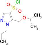 5-(isopropoxymethyl)-1-propyl-1H-pyrazole-4-sulfonyl chloride