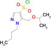 1-butyl-5-(isopropoxymethyl)-1H-pyrazole-4-sulfonyl chloride