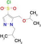 1-isobutyl-5-(isopropoxymethyl)-1H-pyrazole-4-sulfonyl chloride