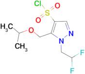 1-(2,2-difluoroethyl)-5-(isopropoxymethyl)-1H-pyrazole-4-sulfonyl chloride