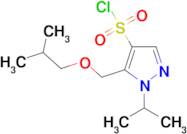 5-(isobutoxymethyl)-1-isopropyl-1H-pyrazole-4-sulfonyl chloride