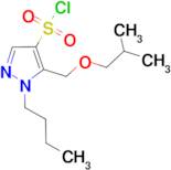 1-butyl-5-(isobutoxymethyl)-1H-pyrazole-4-sulfonyl chloride