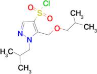 5-(isobutoxymethyl)-1-isobutyl-1H-pyrazole-4-sulfonyl chloride