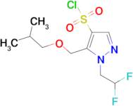 1-(2,2-difluoroethyl)-5-(isobutoxymethyl)-1H-pyrazole-4-sulfonyl chloride