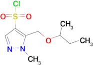 5-(sec-butoxymethyl)-1-methyl-1H-pyrazole-4-sulfonyl chloride