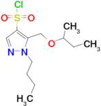 5-(sec-butoxymethyl)-1-butyl-1H-pyrazole-4-sulfonyl chloride