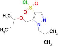 5-(sec-butoxymethyl)-1-isobutyl-1H-pyrazole-4-sulfonyl chloride