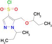 5-(sec-butoxymethyl)-1-sec-butyl-1H-pyrazole-4-sulfonyl chloride