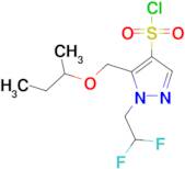 5-(sec-butoxymethyl)-1-(2,2-difluoroethyl)-1H-pyrazole-4-sulfonyl chloride