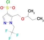 5-(sec-butoxymethyl)-1-(2,2,2-trifluoroethyl)-1H-pyrazole-4-sulfonyl chloride