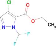 Ethyl 4-chloro-1-(difluoromethyl)-1H-pyrazole-5-carboxylate