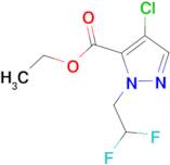 ethyl 4-chloro-1-(2,2-difluoroethyl)-1H-pyrazole-5-carboxylate