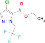 ethyl 4-chloro-1-(2,2,2-trifluoroethyl)-1H-pyrazole-5-carboxylate