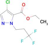 ethyl 4-chloro-1-(3,3,3-trifluoropropyl)-1H-pyrazole-5-carboxylate