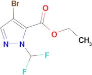 Ethyl 4-bromo-1-(difluoromethyl)-1H-pyrazole-5-carboxylate