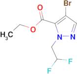 ethyl 4-bromo-1-(2,2-difluoroethyl)-1H-pyrazole-5-carboxylate