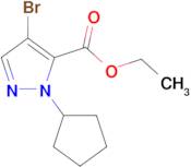 ethyl 4-bromo-1-cyclopentyl-1H-pyrazole-5-carboxylate