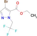 ethyl 4-bromo-1-(2,2,2-trifluoroethyl)-1H-pyrazole-5-carboxylate