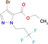 ethyl 4-bromo-1-(3,3,3-trifluoropropyl)-1H-pyrazole-5-carboxylate