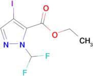 Ethyl 1-(difluoromethyl)-4-iodo-1H-pyrazole-5-carboxylate