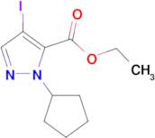 ethyl 1-cyclopentyl-4-iodo-1H-pyrazole-5-carboxylate