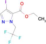 ethyl 4-iodo-1-(2,2,2-trifluoroethyl)-1H-pyrazole-5-carboxylate