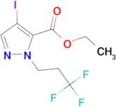 ethyl 4-iodo-1-(3,3,3-trifluoropropyl)-1H-pyrazole-5-carboxylate